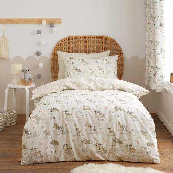 Bambi 100% Cotton Duvet Cover & Pillowcase Set - image 1