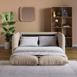 Nolan Mid Weave 2 Seater Double Sofa Bed - thumbnail 2
