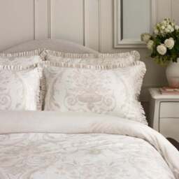 Dorma Archive Regency 100% Cotton Duvet Cover & Pillowcase Set - thumbnail 2