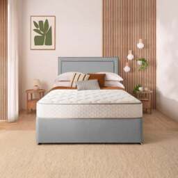 Silentnight Divan Set with Malvern Headboard and 800 Pocket Spring Memory Foam Mattress - thumbnail 2
