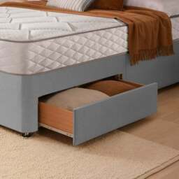 Silentnight Divan Set with Malvern Headboard and 800 Pocket Spring Memory Foam Mattress - thumbnail 4