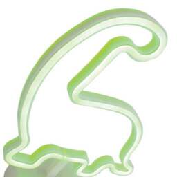 Green Dinosaur Neon Table Lamp - thumbnail 3