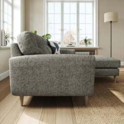 Sven Chunky Chenille Reversible Corner Chaise Sofa - thumbnail 2