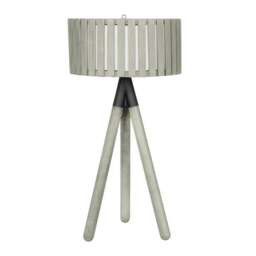 Rabanne Wooden Slat Tripod Table Lamp - thumbnail 1