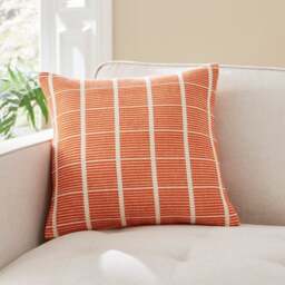 Elements Woven Squares Check Cushion - thumbnail 1