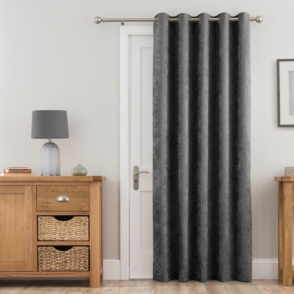 Chenille Thermal Eyelet Door Curtain - image 1