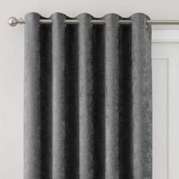 Chenille Thermal Eyelet Door Curtain - thumbnail 2