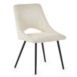 Iris Set Of 2 Dining Chairs, Boucle - thumbnail 3