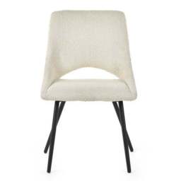 Iris Set Of 2 Dining Chairs, Boucle - thumbnail 4