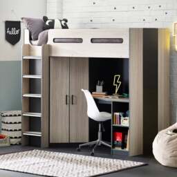 Hercules Children's High Sleeper Bed Frame - thumbnail 1