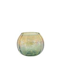 Bloom Engraved Shimmer Tealight Holder - thumbnail 4