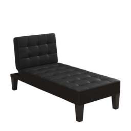Adalynn Faux Leather Chaise Lounge - thumbnail 4