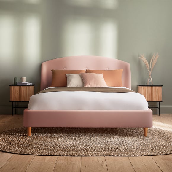 Silentnight Evana Bed Frame, Velvet - image 1