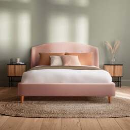 Silentnight Evana Bed Frame, Velvet - thumbnail 1