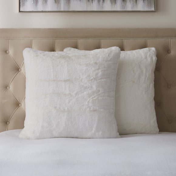 Dorma Purity Faux Fur Continental Pillowcase - image 1