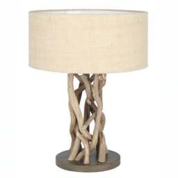 Derna Driftwood and Natural Jute Table Lamp - thumbnail 2