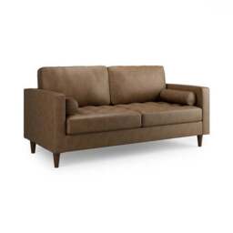 Zoe Faux Leather 3 Seater Double Sofa Bed - thumbnail 2