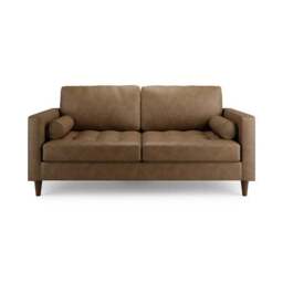 Zoe Faux Leather 3 Seater Double Sofa Bed - thumbnail 3