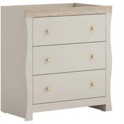 Little Acorns Celeste Cot Bed and 3 Drawer Chest Nursery Set - thumbnail 4
