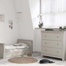 Little Acorns Celeste Cot Bed and 3 Drawer Chest Nursery Set - thumbnail 2