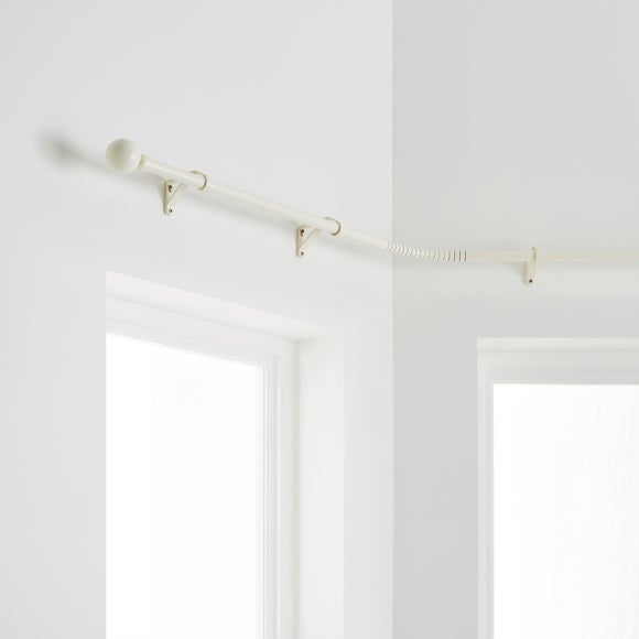 Bay Fixed Metal Eyelet Curtain Pole - image 1