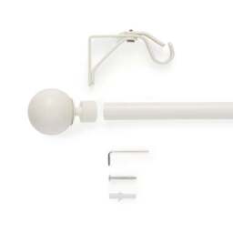 Bay Fixed Metal Eyelet Curtain Pole - thumbnail 2