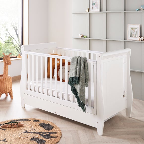 Babymore Stella Sleigh Cot Bed - image 1