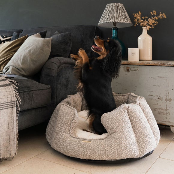 Lords and Labradors Boucle High Wall Dog Bed - image 1
