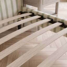 Skylar Folkstone Stripe Pillow Back Bed Frame - thumbnail 4