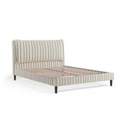 Skylar Folkstone Stripe Pillow Back Bed Frame - thumbnail 6