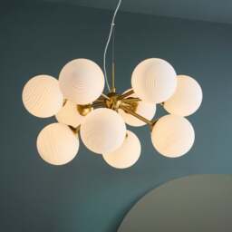 Swirl 10 Light Ceiling Light