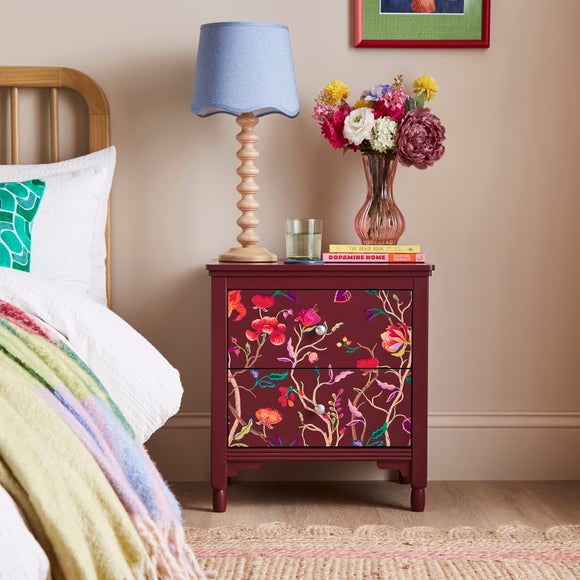 Sophie Robinson Joylene 2 Drawer Bedside Table - image 1
