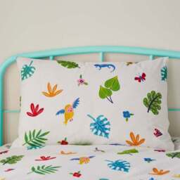 Bright Animals 100% Cotton Reversible Duvet Cover and Pillowcase Set - thumbnail 4