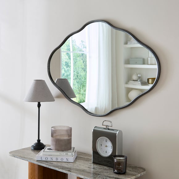 Frances Antique Effect Pond Wall Mirror - image 1