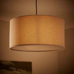 Zenna Shallow Drum Lamp Shade - thumbnail 2