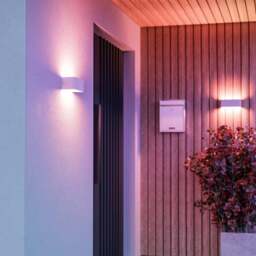 EGLO Sania-Z Smart Colour Changing LED Outdoor Wall Light - thumbnail 2