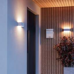 EGLO Sania-Z Smart Colour Changing LED Outdoor Wall Light - thumbnail 1