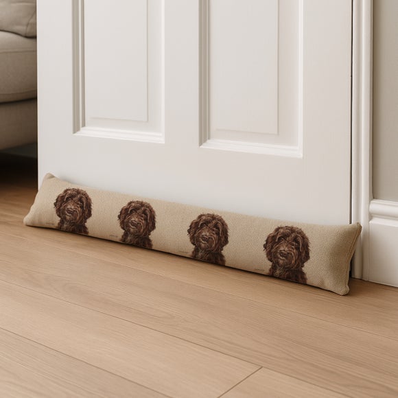Christine Varley Brown Cockapoo Draught Excluder - image 1