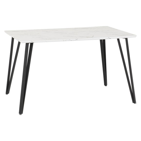 Marlow Marble Effect Dining Table - image 1