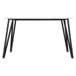Marlow Marble Effect Dining Table - thumbnail 2