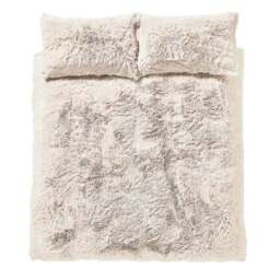 Catherine Lansfield Cuddly Faux Fur Duvet Cover & Pillowcase Set - thumbnail 5