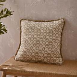 Geometric Matalasse Cotton Square Cushion Cover - thumbnail 1