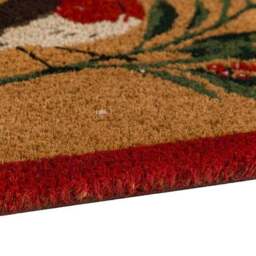 Cedar and Sage Friendly Robin Welcomes You Coir Doormat - thumbnail 3