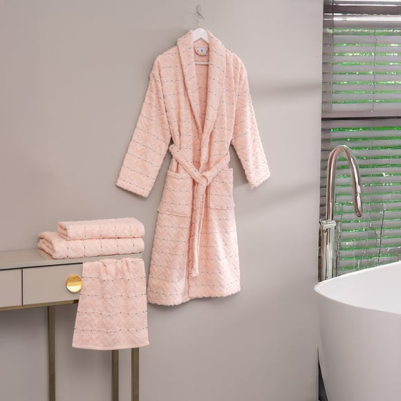 Per La Casa Set of 4 Women's Levrona Small Bathrobe & Towels - image 1