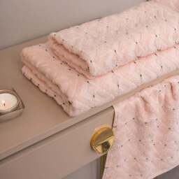 Per La Casa Set of 4 Women's Levrona Small Bathrobe & Towels - thumbnail 2