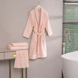 Per La Casa Set of 4 Women's Levrona Small Bathrobe & Towels - thumbnail 1