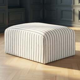 Return - Ryder Chalk Stripe Pouffe