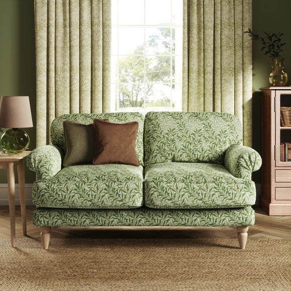 Jolene William Morris Willow Bough Print Velvet 2 Seater Sofa - image 1