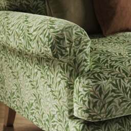 Jolene William Morris Willow Bough Print Velvet 2 Seater Sofa - thumbnail 4