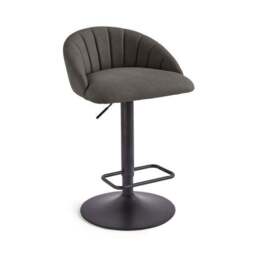 Lowen Adjustable Bar Stool, Faux Leather - thumbnail 6